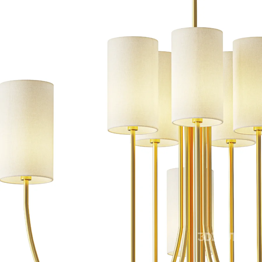 Hudson Valley Harlem 10 Light Chandelier Image 3