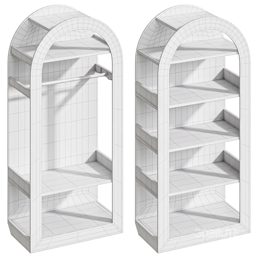 Arco High Rack Open Cabinet By Montessori Home Image 7