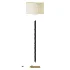 AMPM Jihana Brass Metal Linen Floor Lamp - Thumbnail 2