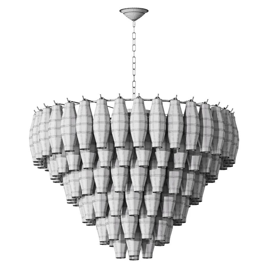 Venini Murano Glass Chandelier Image 5