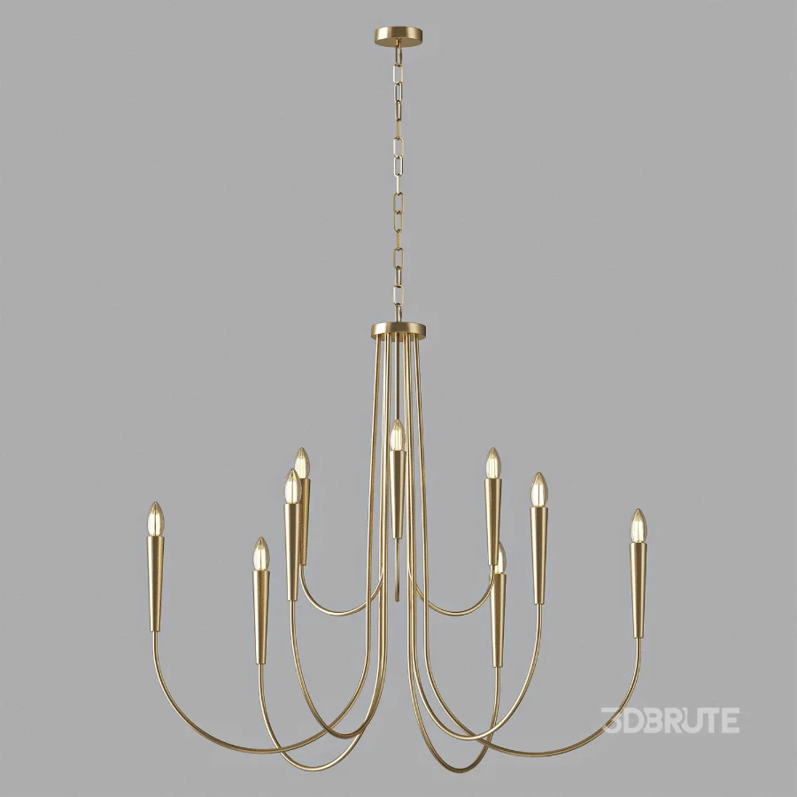 Otho 9 Light Oversize Candle Style Classic Chandelier Image 3