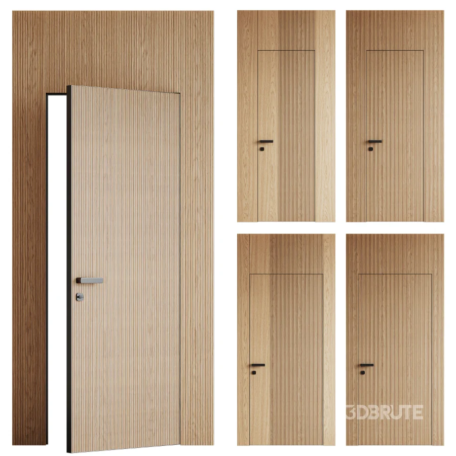 Interior door Academy Combo 1_4 oak Image 1