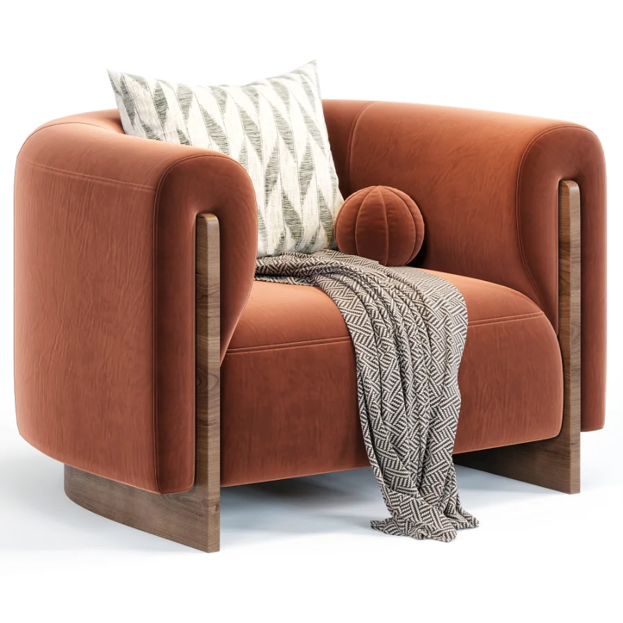 Sierra Accent Armchair By Classic Home Image 6