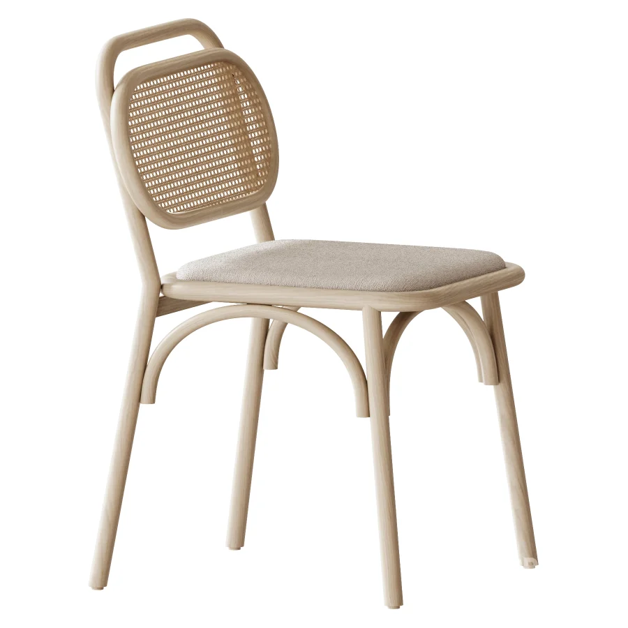 Doriane solid oak chair Image 2