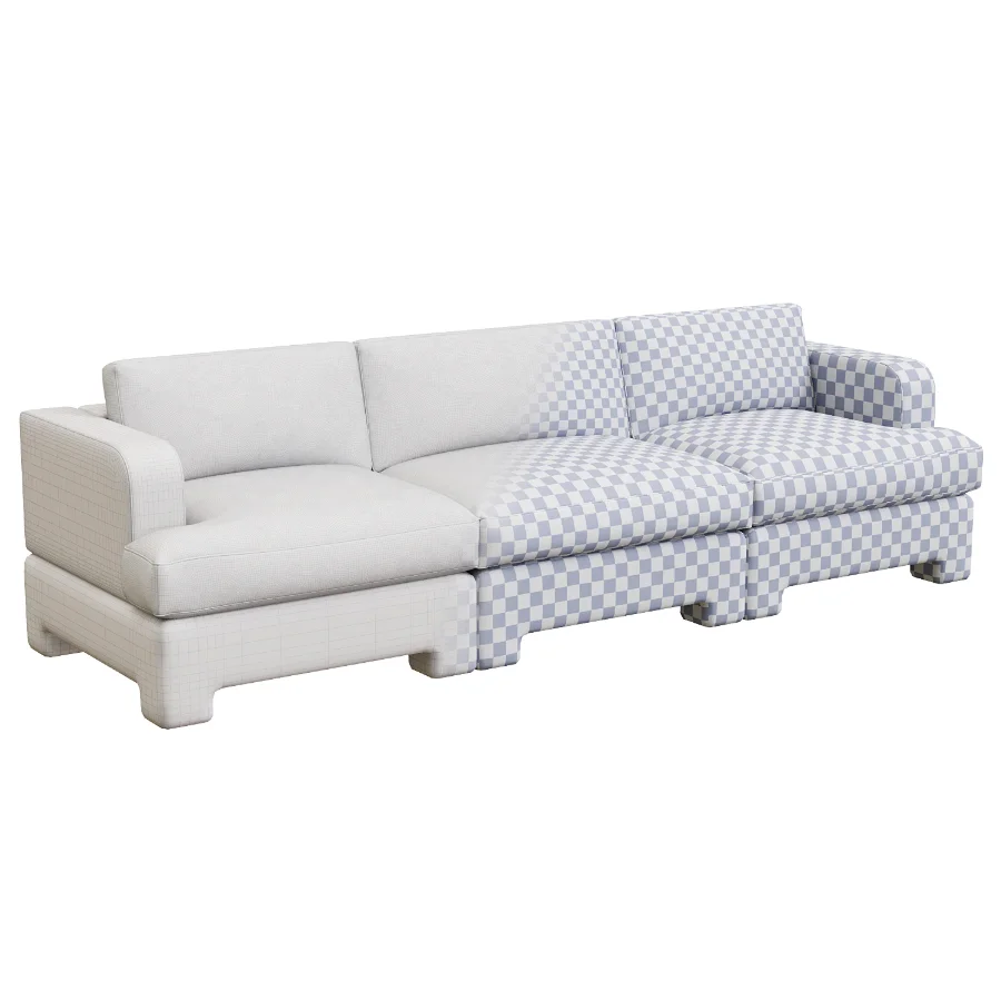 Jolie 3 Piece Modular Sofa Image 2