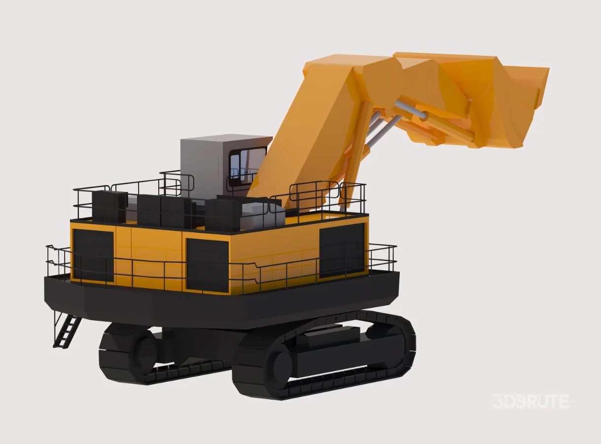 Excavator Construction EX5500 Simplified Image 1