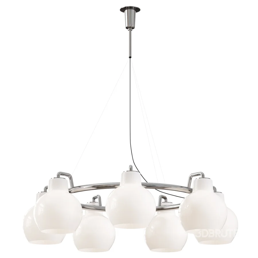 Vl Ring Crown Chandelier By Louis Poulsen Image 2