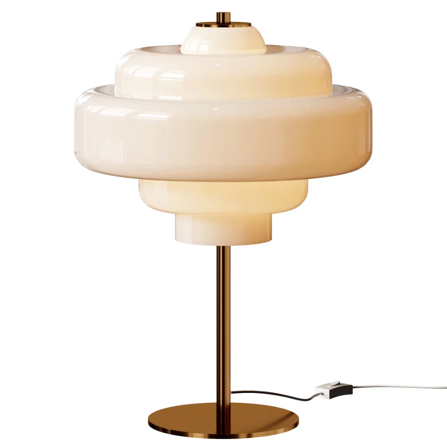 Westwing Collection Millie Glass Table Lamp Image 3