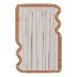 Scallop Edge Wood Rectangular Wall Mirror 03 - Thumbnail 2