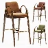 Lincoln Bar Chair Mezzo Collection - Thumbnail 1