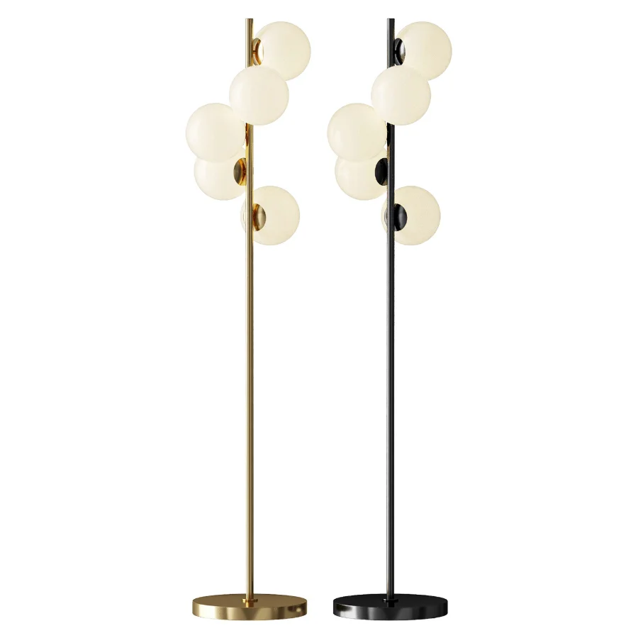 Staggered Glass Floor Lamp NineLighting Image 3