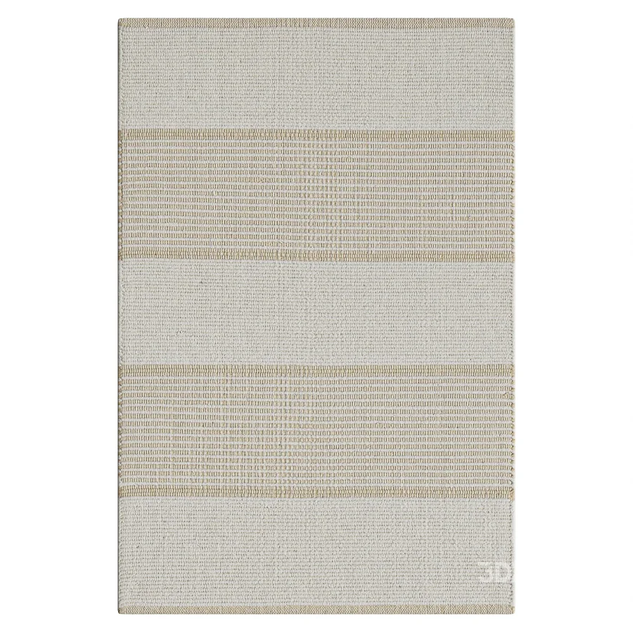 La Mirada Wheat Handwoven Cotton Rug Image 2