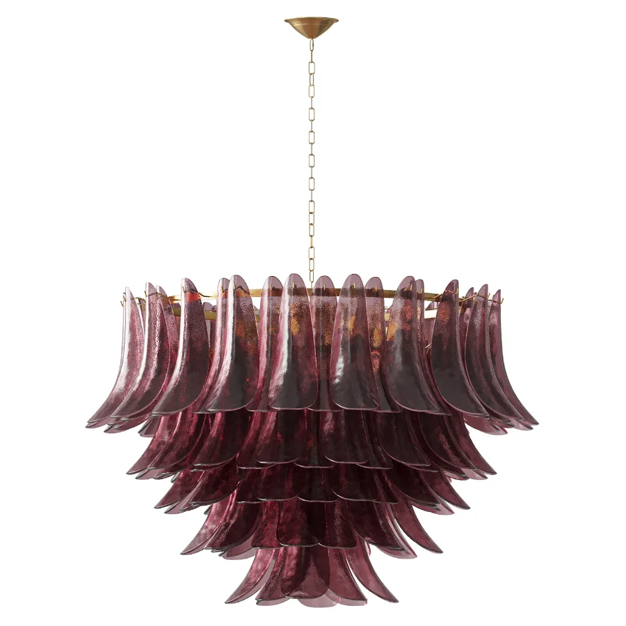 Large Modern Italian Murano Chandelier Palma EL151 Image 2