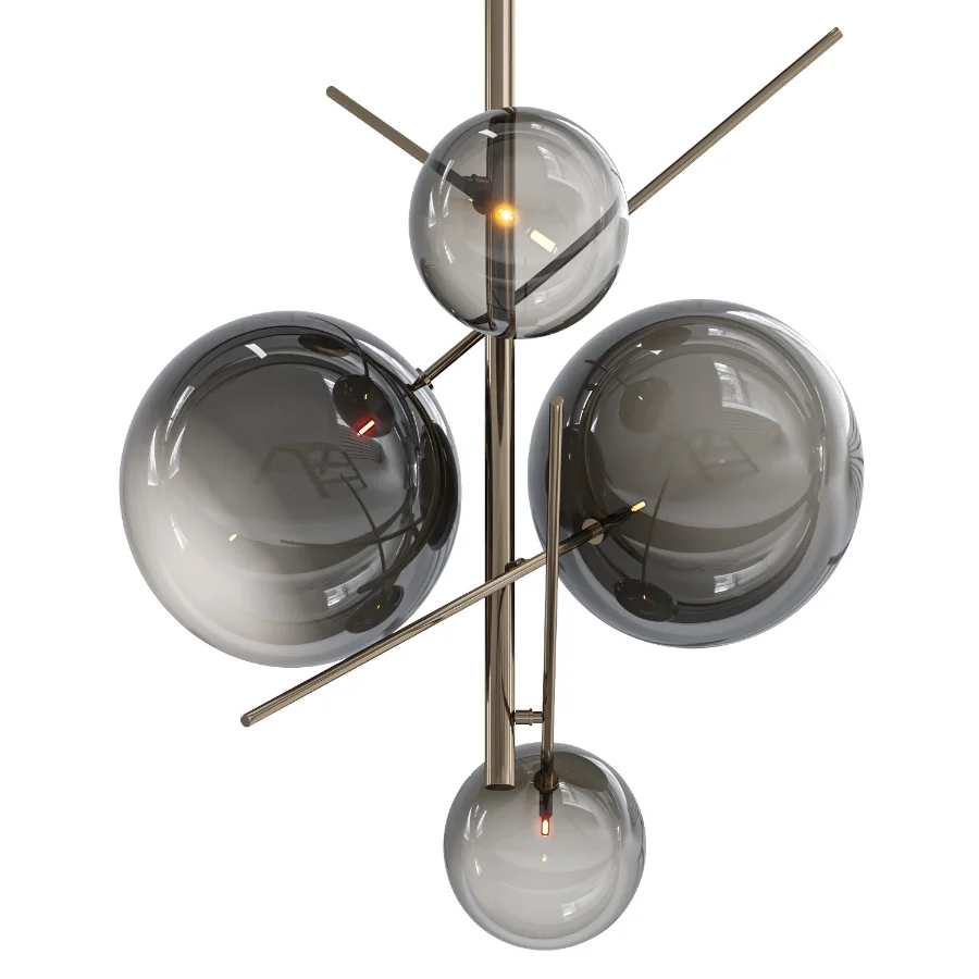 Bolle Suspension Lamp 4 Spheres LED Image 2