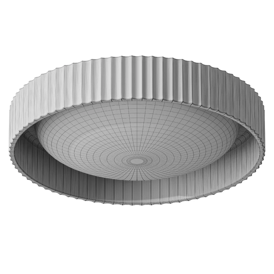 Lavra Colorful Gypsum Concrete Round Ceiling Light Image 5