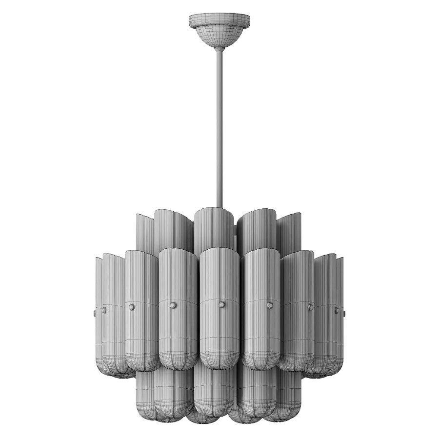 Rejuvenation Roll and Hill Lorna Double Tier Chandelier Image 4