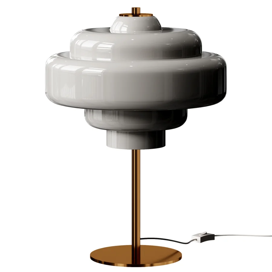 Westwing Collection Millie Glass Table Lamp Image 2