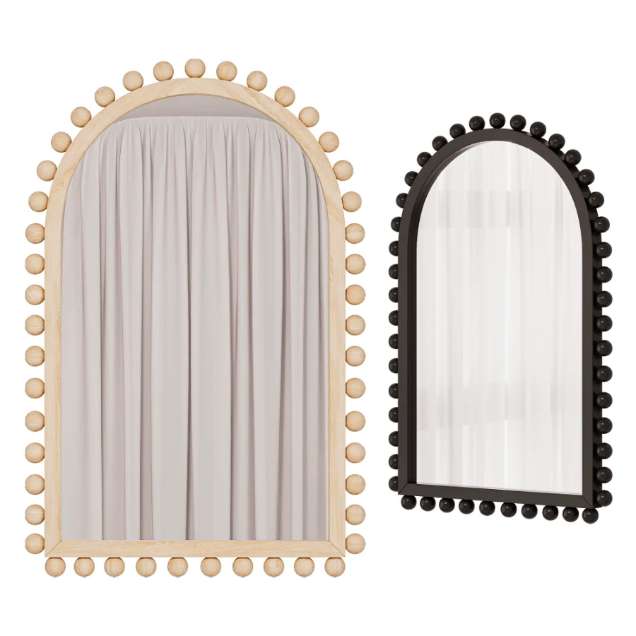 Waltham Solid Wood Flat Mirror 02 Image 2