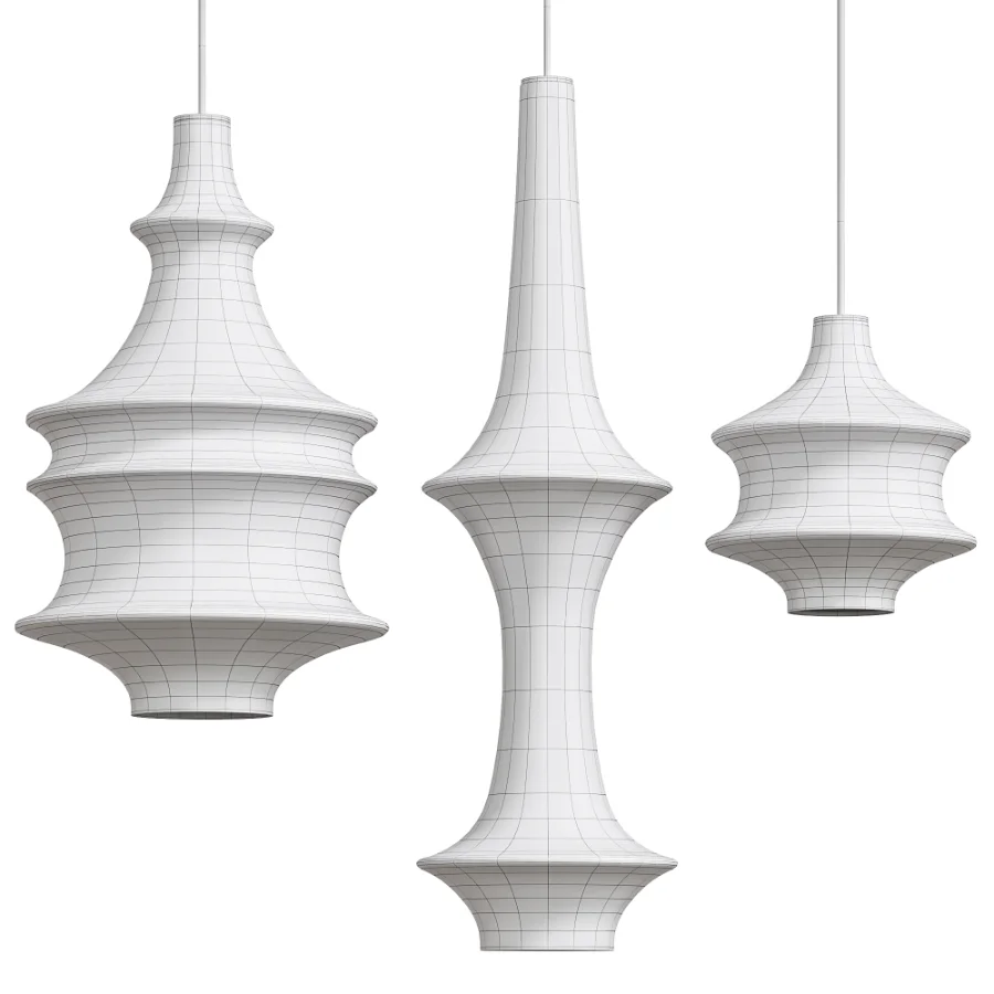 Saint III Crochet Pendant Lamp Image 2