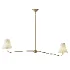 West Elm Simone Linear 2 Light Chandelier - Thumbnail 2