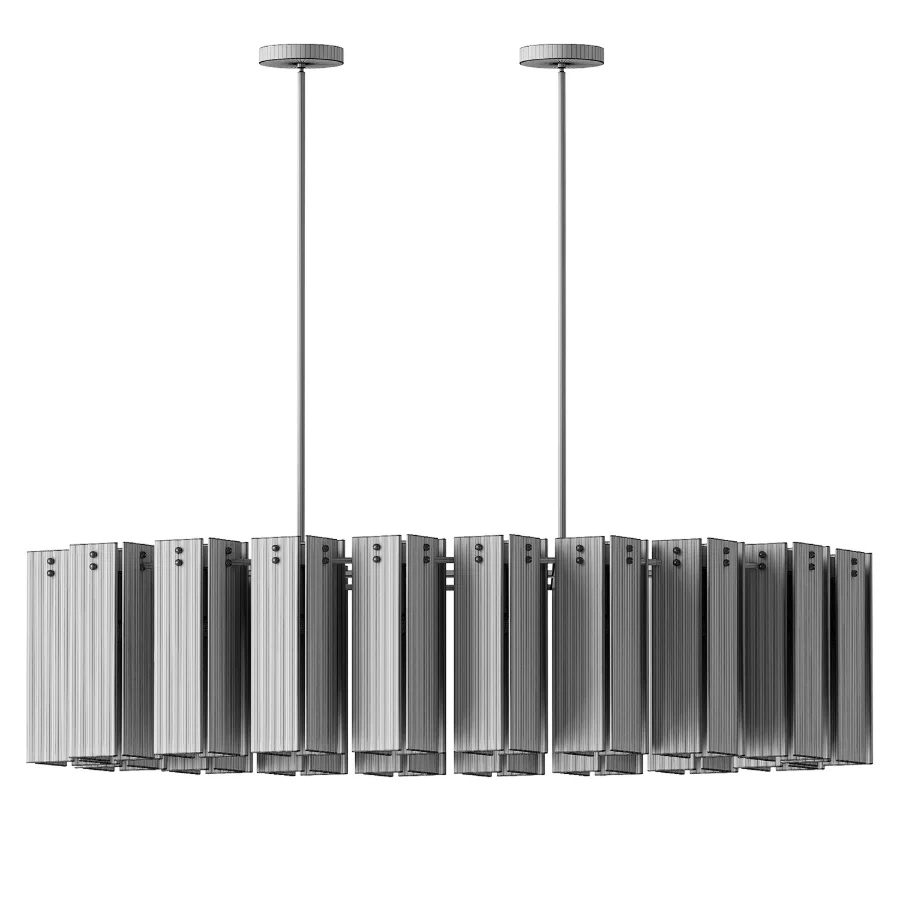 Delsie Oval Chandelier Image 4