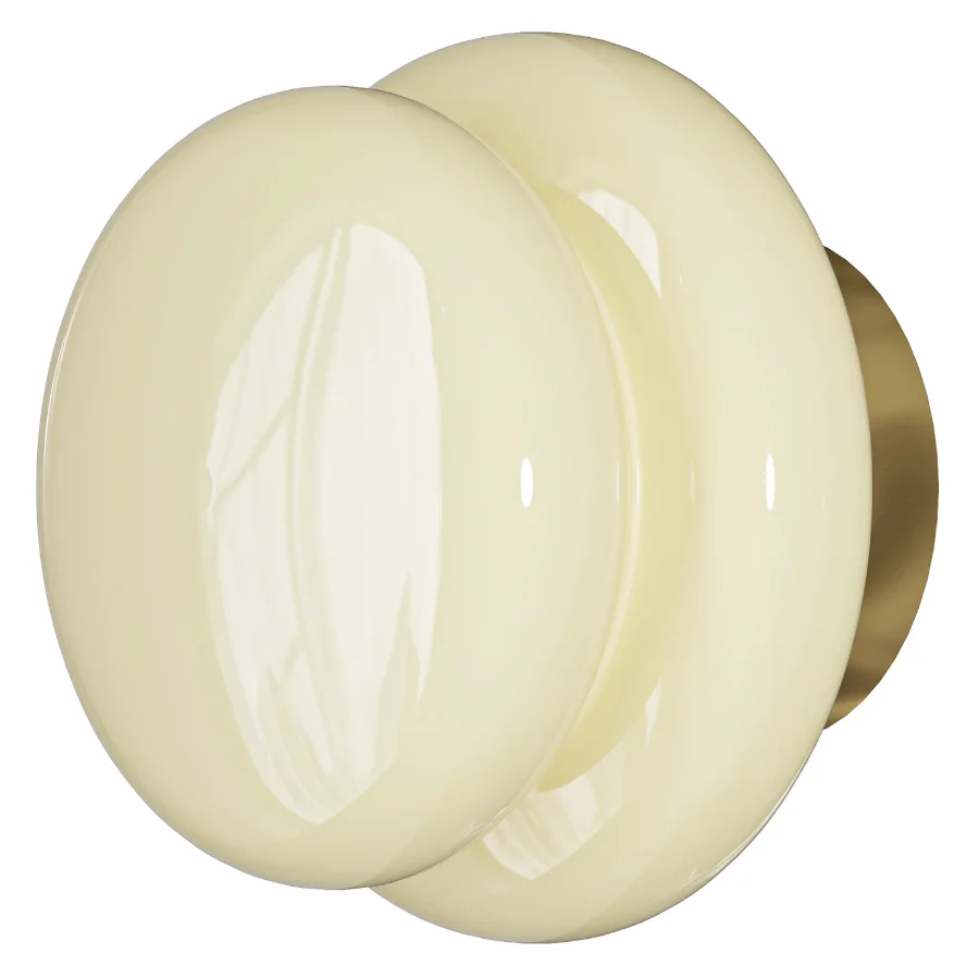 Opal Glass Wall Lamp Baya Image 1