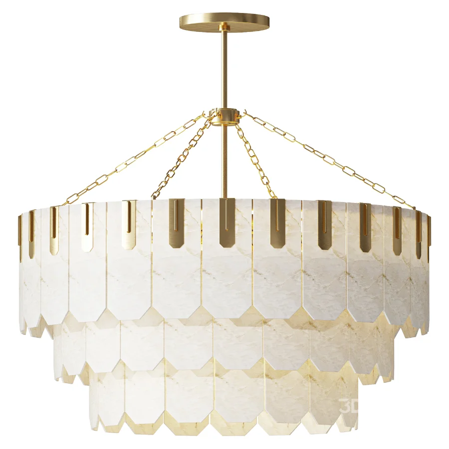 Nadia Triple Tier Chandelier Image 1