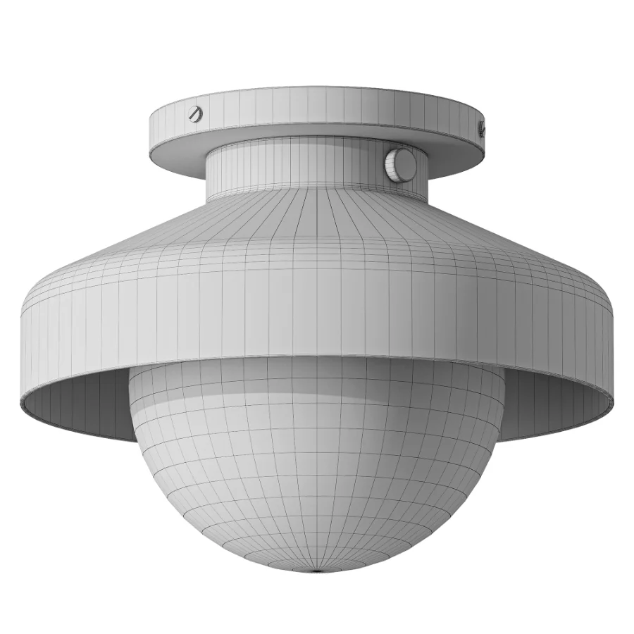 Darren Industrial Metal Dome Ceiling Light Image 3