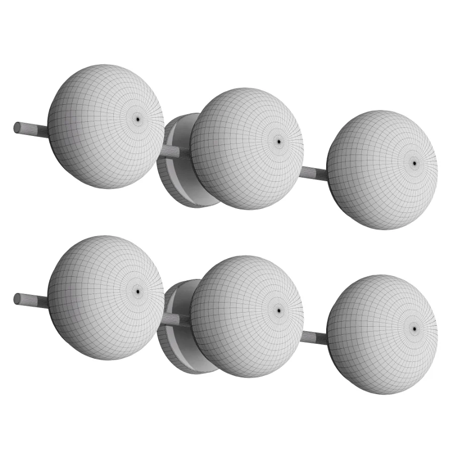 Lune Bath Sconce 3 head Image 3