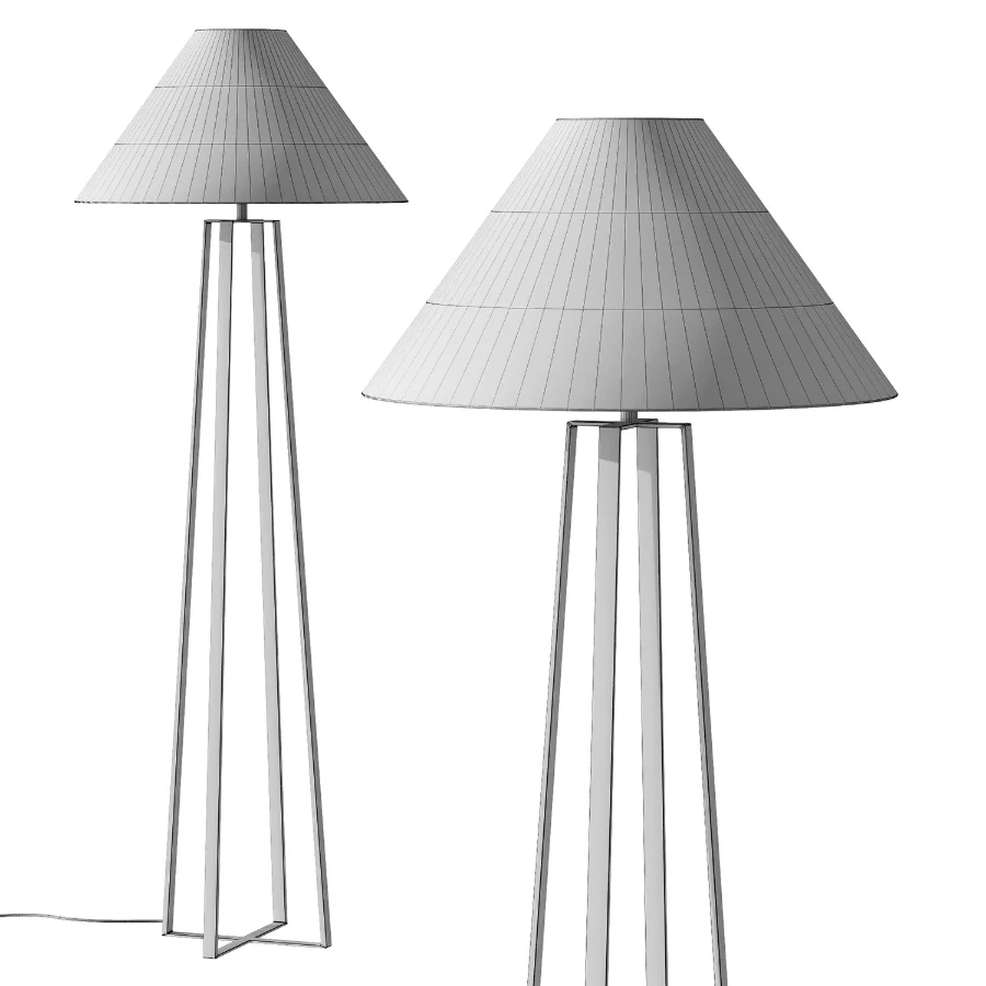 Pottery Barn Emmett Metal Tripod Floor Lamp Image 3