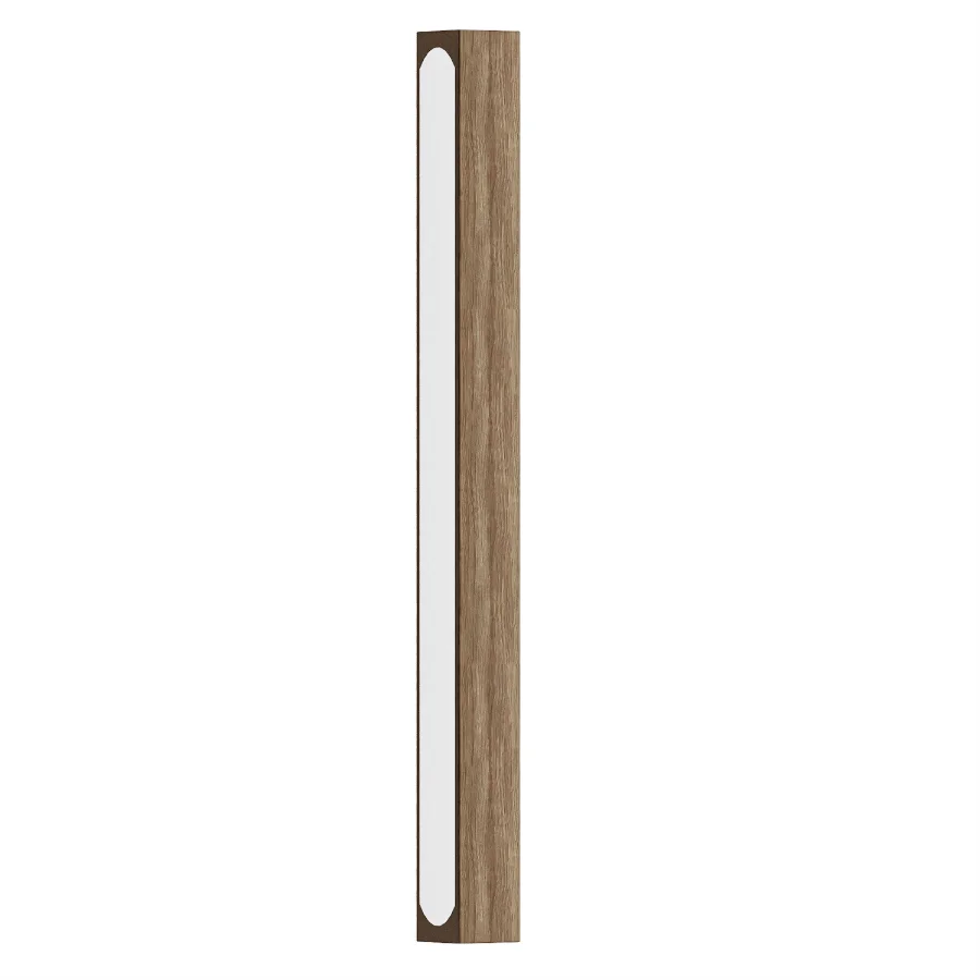 Arlo Linear Wood Plug in Wall Light Image 2