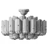 Roll & Hill Lorna LED Double Tier Flush Mount - Thumbnail 3