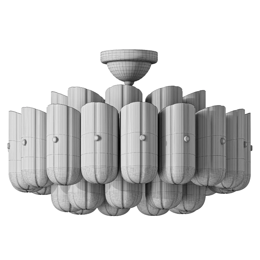 Roll & Hill Lorna LED Double Tier Flush Mount Image 3