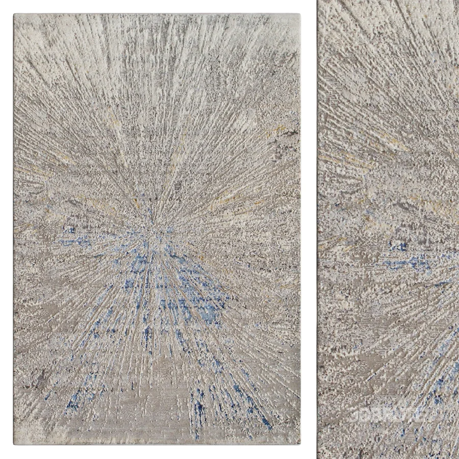 Startburst Abstract Area Rug Image 1