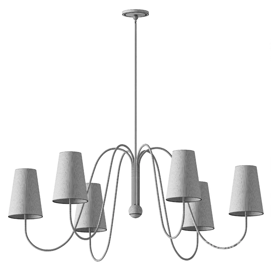 Palmer Metal Round Chandelier Image 4