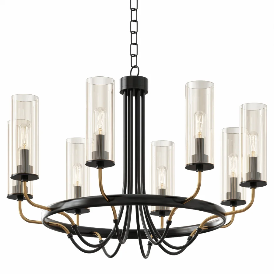 Elegant Modern Gold Chandelier By Staunton Henry Image 3