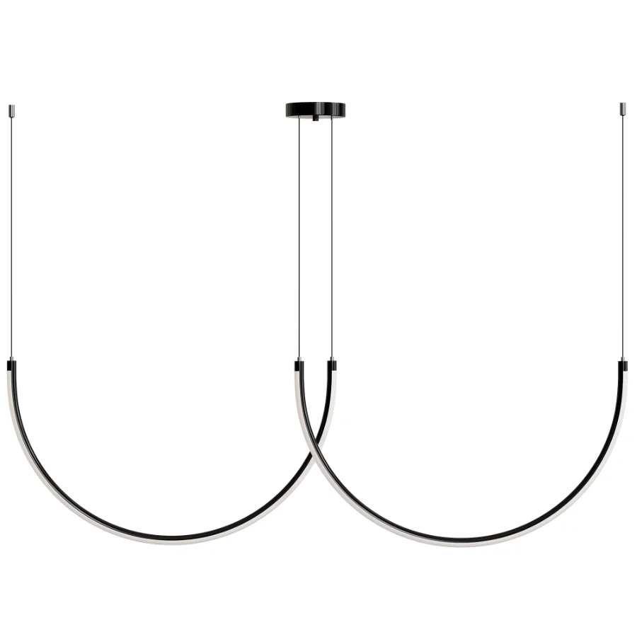 Line Led Chandelier 3 By Loft Image 2