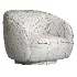 EICHHOLTZ Swivel Armchair BRICE Boucle Cream - Thumbnail 4