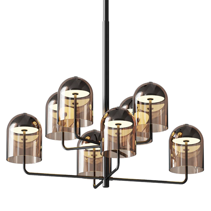 Venicem Doma Chandelier Linear Image 1