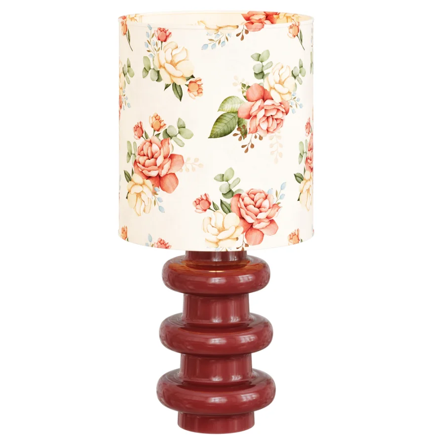 Petroleum Blue And Hemp Table Lamp Image 3