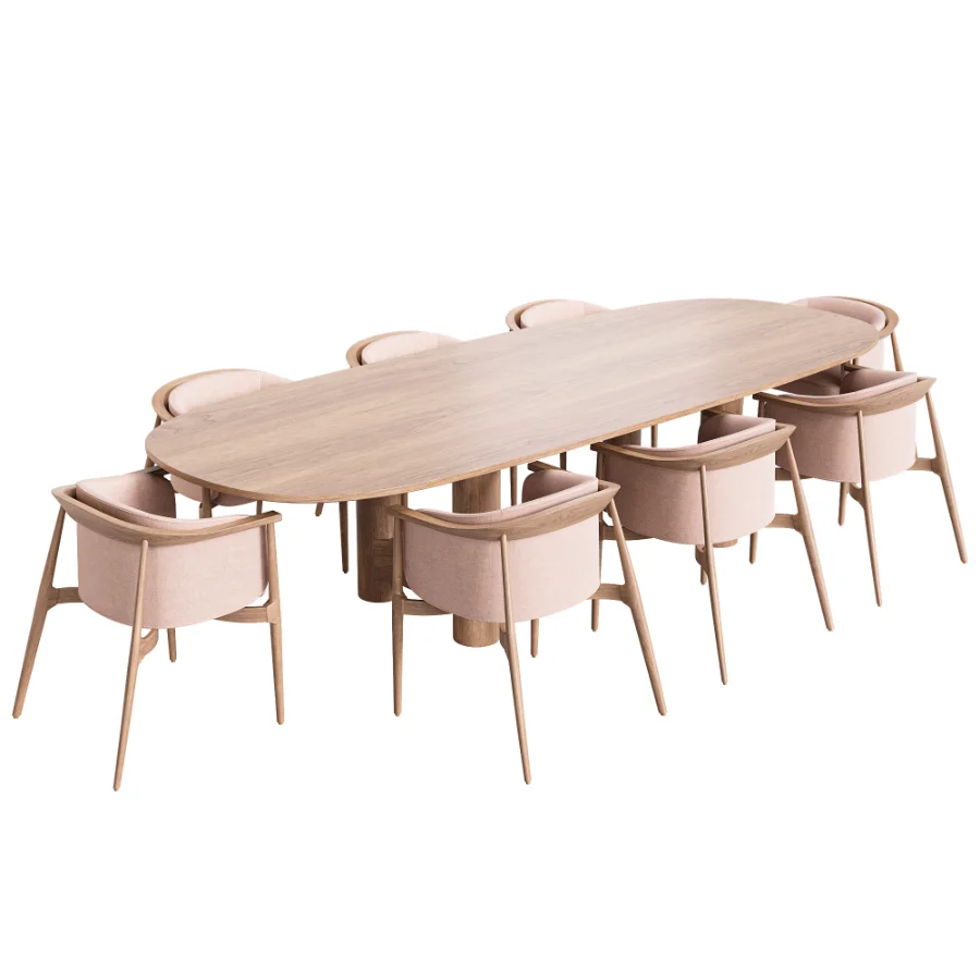 Arya K Chair and Onis Dining Table Image 3