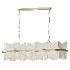 Alabaster Petal Tier Chandelier Rectangle - Thumbnail 2