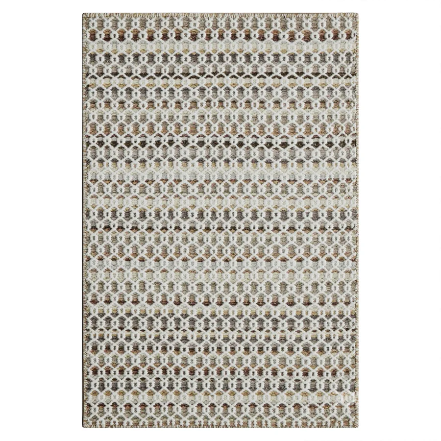 Poppy Natural Handwoven Wool Rug Image 2