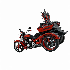 Luxury Gothic Devil Throne Trike Motorcycle – Red Black Fantasy 3D Model - Thumbnail 4