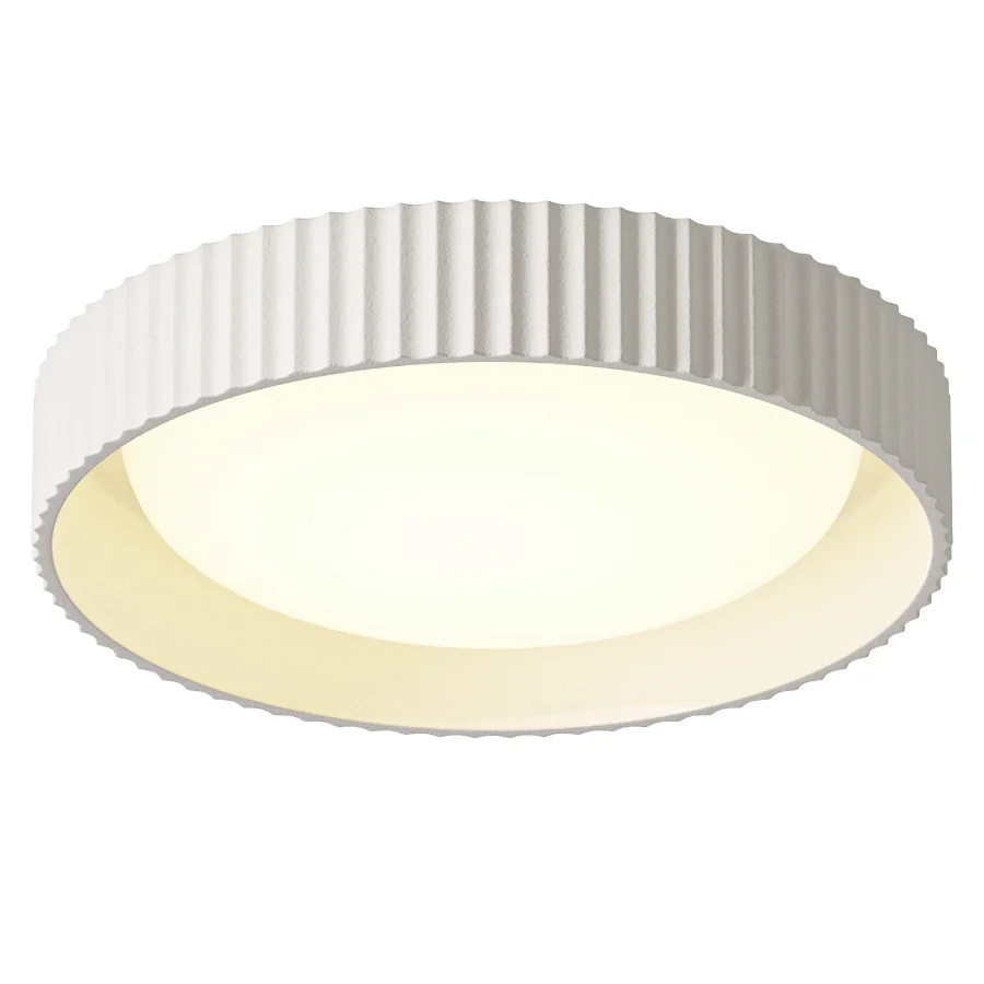 Lavra Colorful Gypsum Concrete Round Ceiling Light Image 2