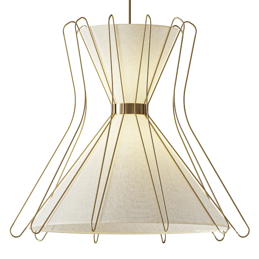 Pavilion Broadway Boomerang 4 Light Pendant Image 2