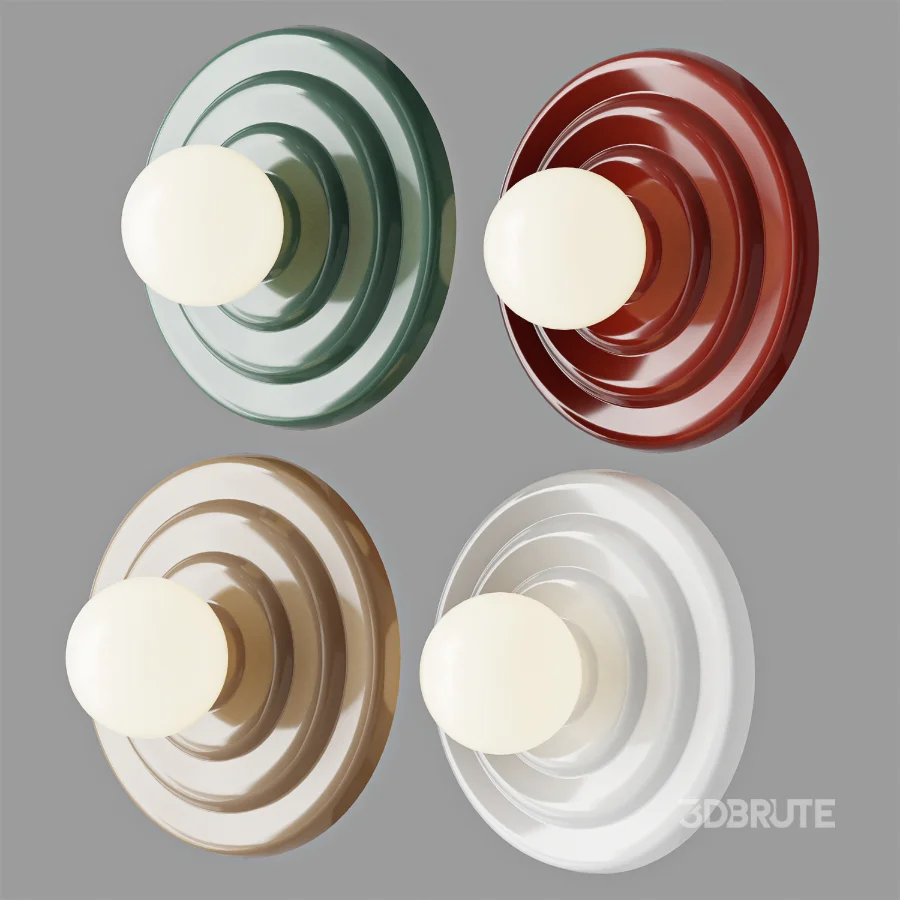 Holi Ceramic Opal Glass Wall Lamp LaRedouteInterieurs Image 1