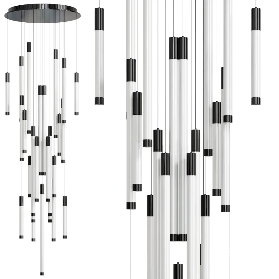 Flux Helixes Chandelir By Haberdashery Image 1