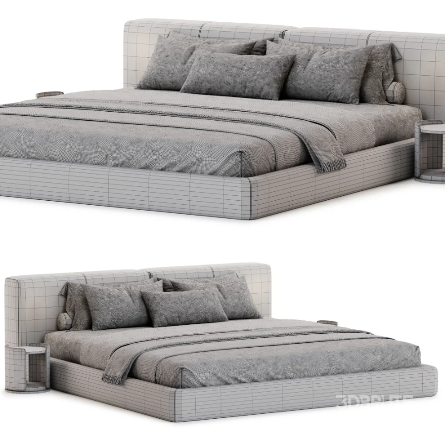 Lazy Bed with Horizontal Modern Image 4