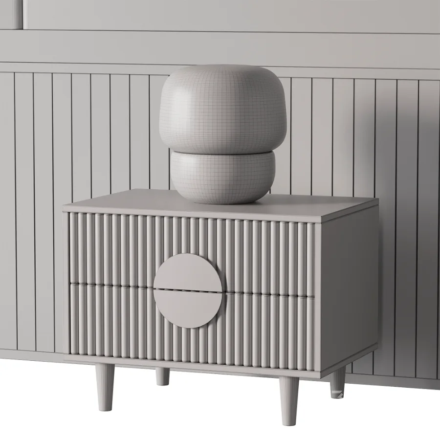 Mid-Century Organic Abstract Wall Mural Image 5